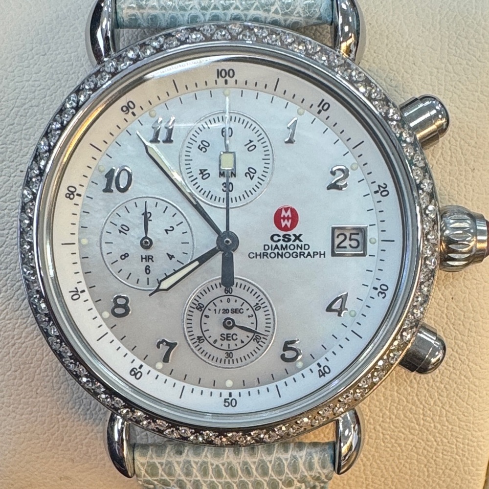 Diamond Supply Co. Silver Chronograph Watch